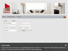 Tablet Screenshot of inmobiliariavadalis.com